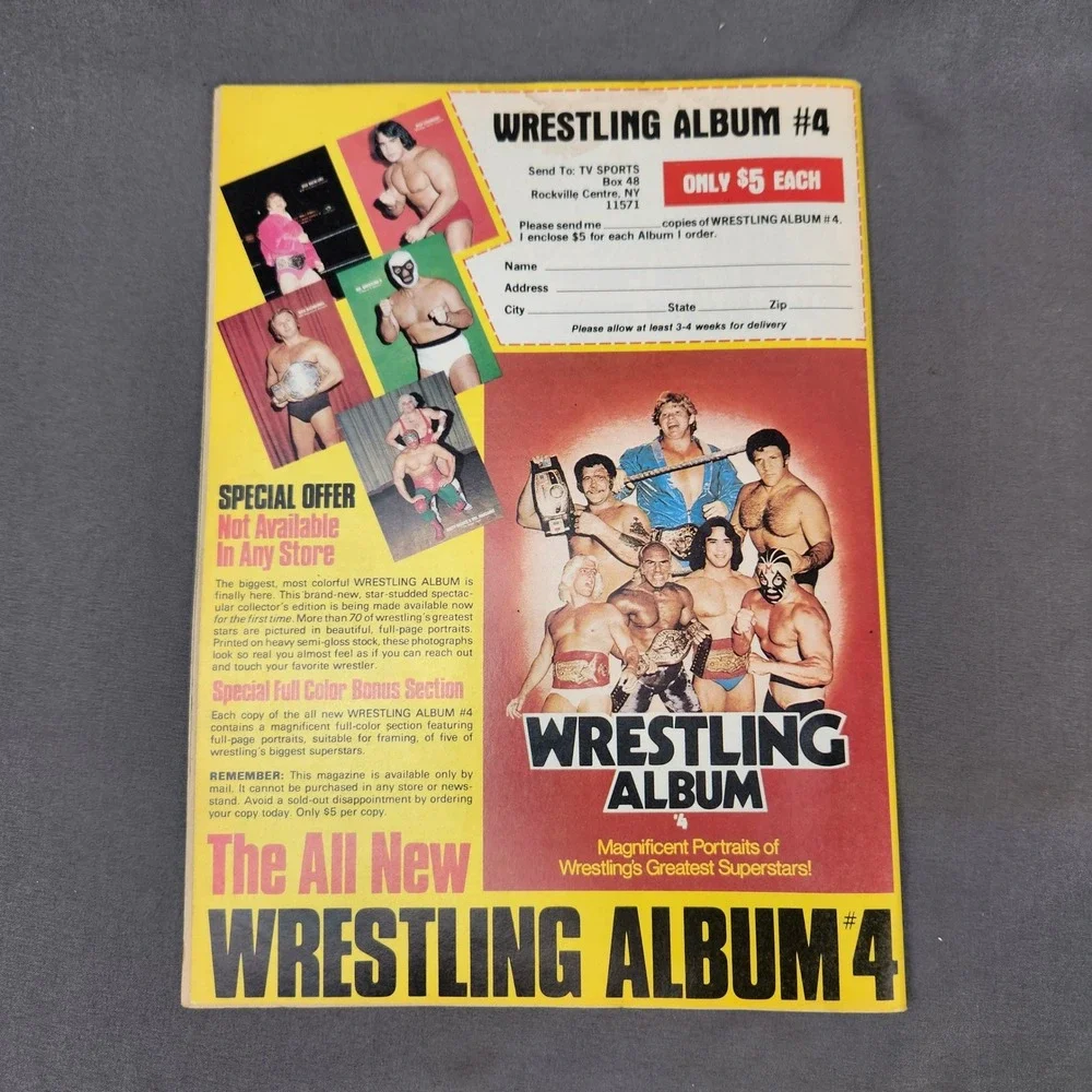 Inside Wrestling Magazine March 1982 WWF Title Backlund Valentine Death‎ DiBiase